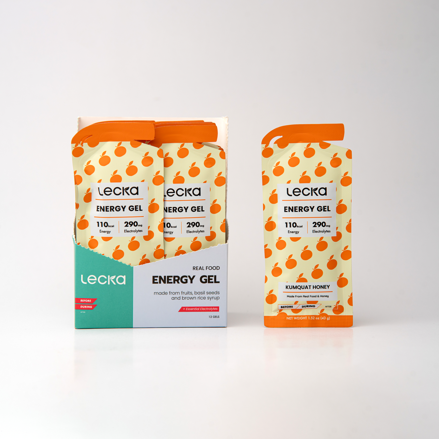 Lecka Energy Gel - Kumquat Honey
