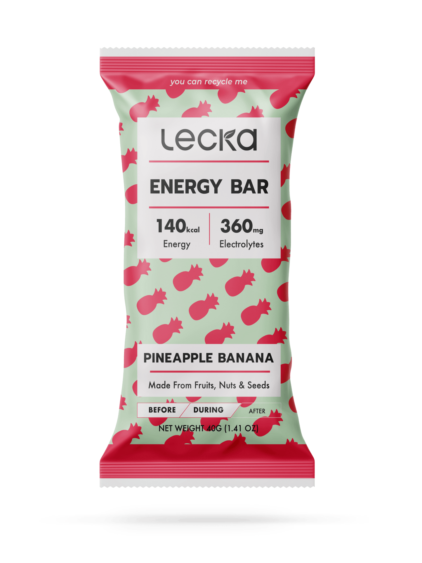 Energy Bar - Pineapple Banana (ehemals Tropical Fruits) - Lecka