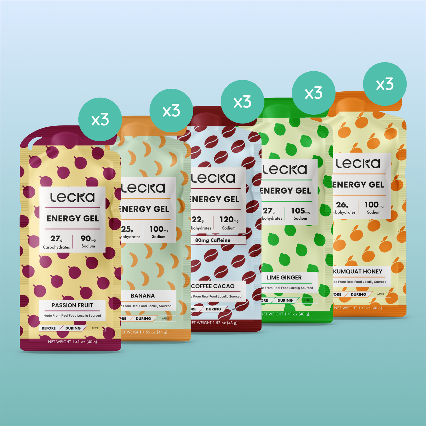 Energy Gel - Mixed Flavour